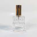 Botol Kotak Trans 15Ml Tutup Gold