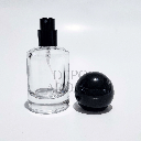 Botol Alien Bulat Drat 30Ml Tutup Hitam
