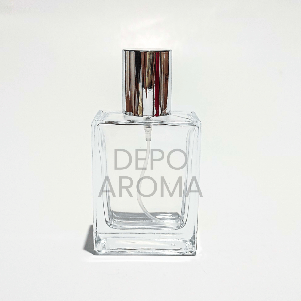 Botol Hermes Drat 50Ml Tutup Silver