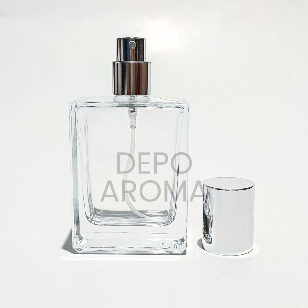 Botol Hermes Drat 50Ml Tutup Silver