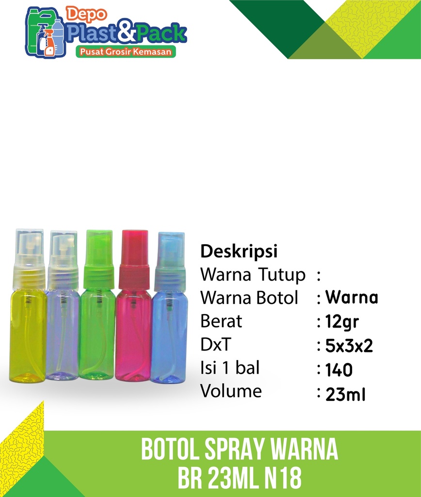 BR 23ml Green N/18