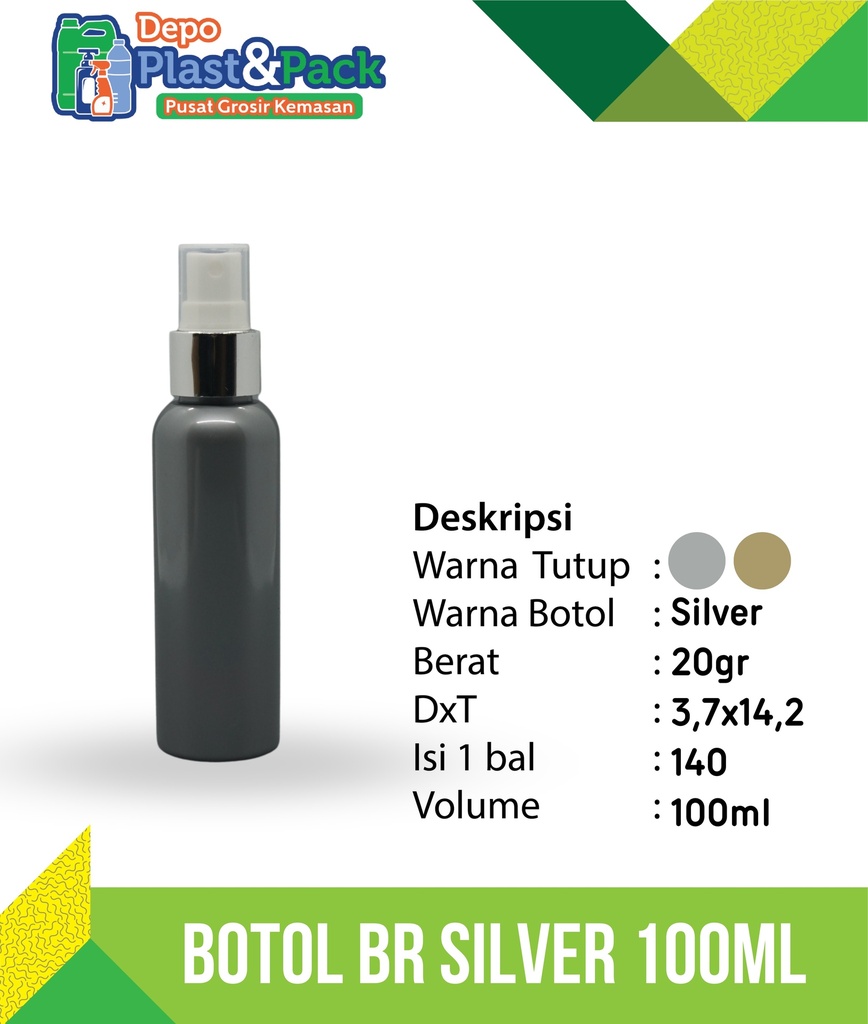 BR 100Ml Silver N/24