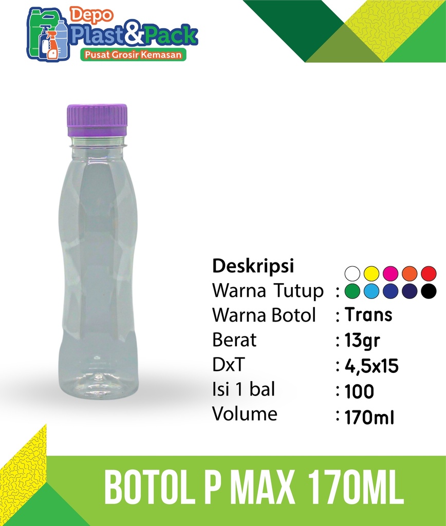 Botol P Max 170Ml