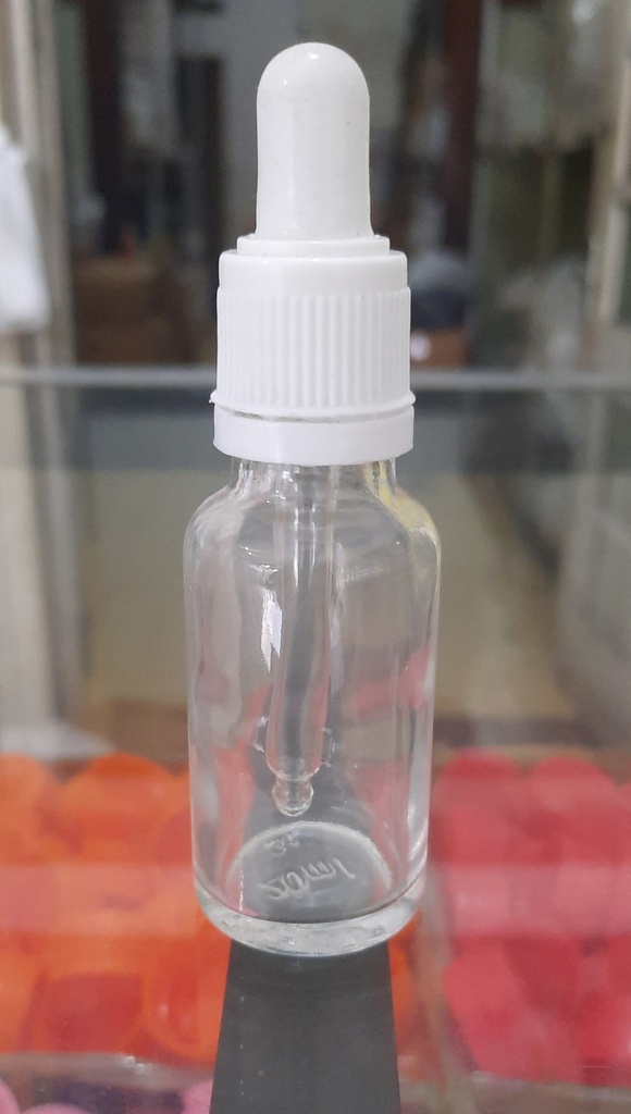 Botol Tetes Trans 20ml PP WO Segel