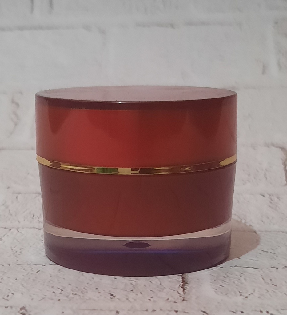 Pot Cream Acrylic Red 10gr