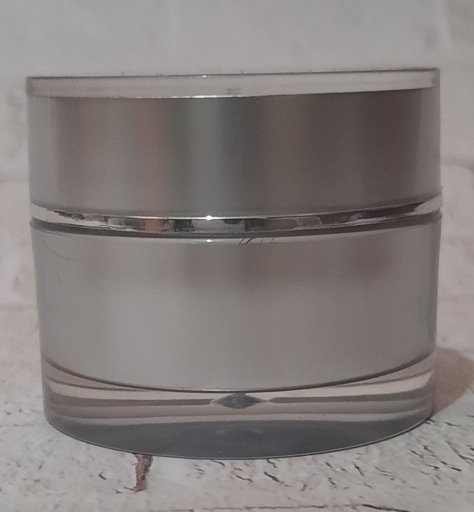 Pot Cream Acrylic Silver 10g