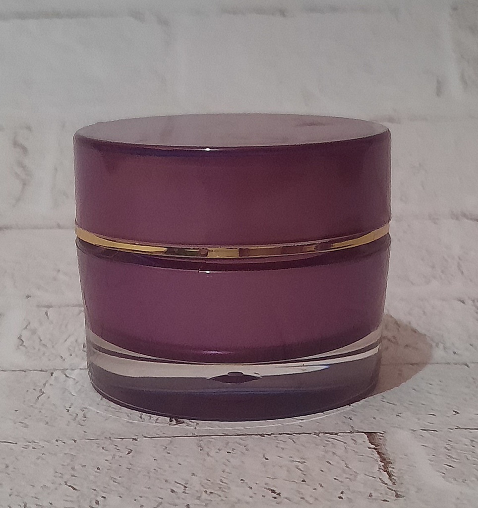 Pot Cream Acrylic Purple 10gr