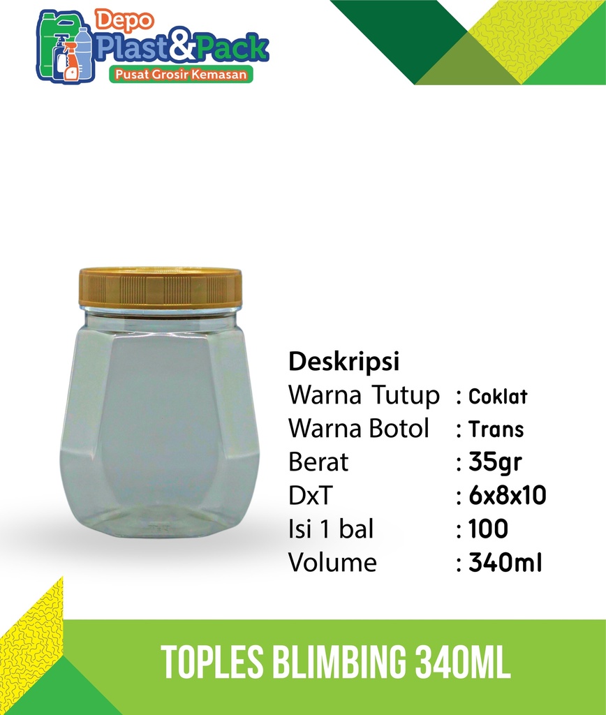 Toples Blimbing 340Ml Set