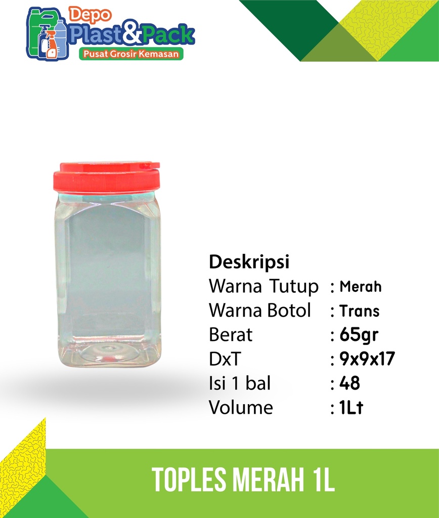 Toples Merah 1Liter