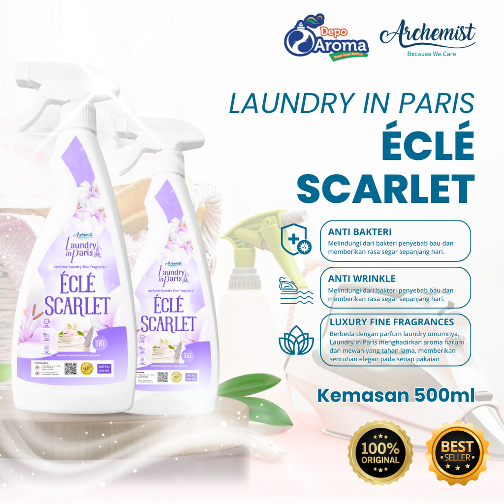 LAUNDRY IN PARIS ECLE SCARLET 500 mL