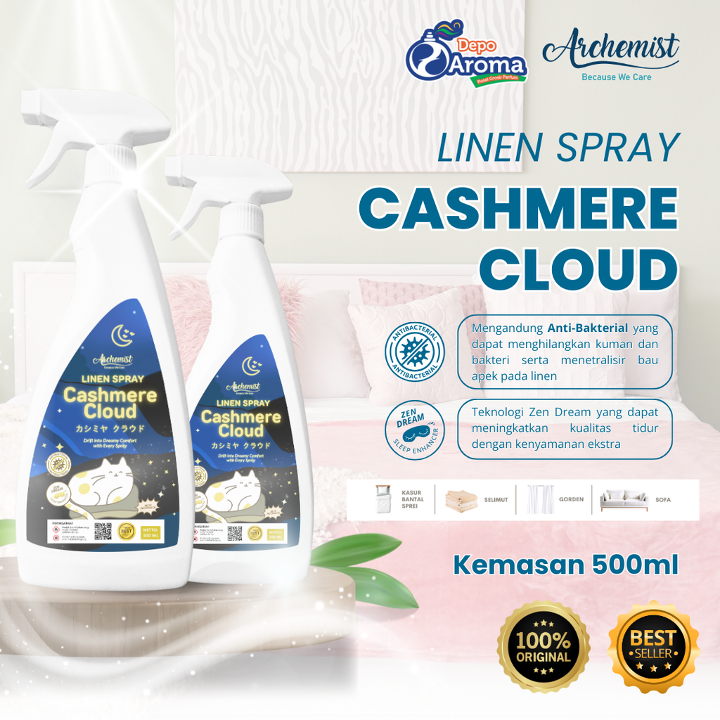 LINEN SPRAY CASHMERE CLOUD 500 mL