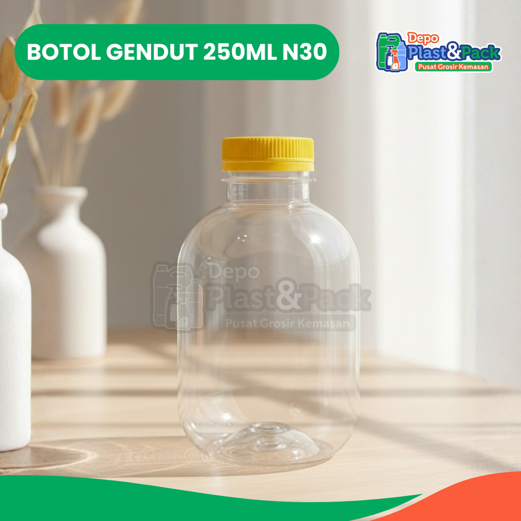 Botol Gendut 250ml Short Neck N/30