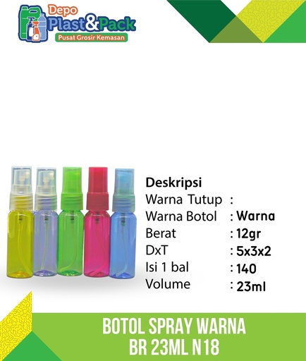 [BTLPLST0217] BR 23ml Red N/18