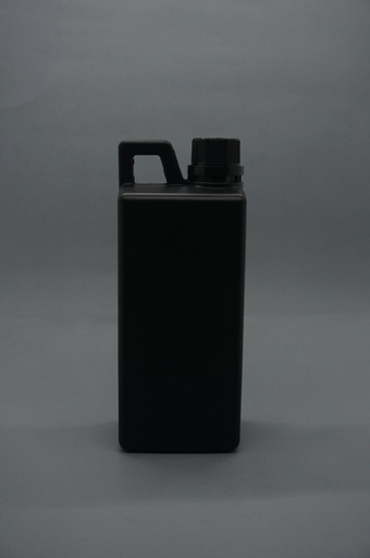 [BTLPLST0330] Jurigen HDPE Kotak Panjang Black 1Liter