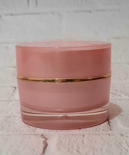 [BTLPLST0360] Pot Cream Acrylic Pink 10gr