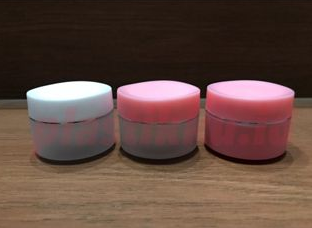 [BTLPLST0305] Pot Cream Doff Clear Pink 15gr