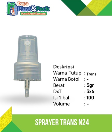 [BTLPLST0121] Spray Trans N/24