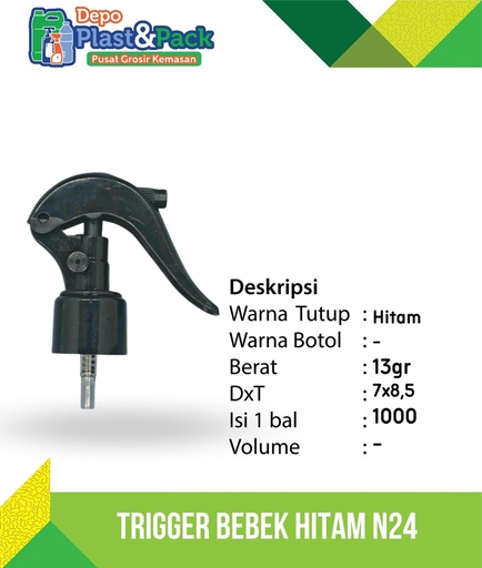[BTLPLST0134] Trigger Bebek Black N/24