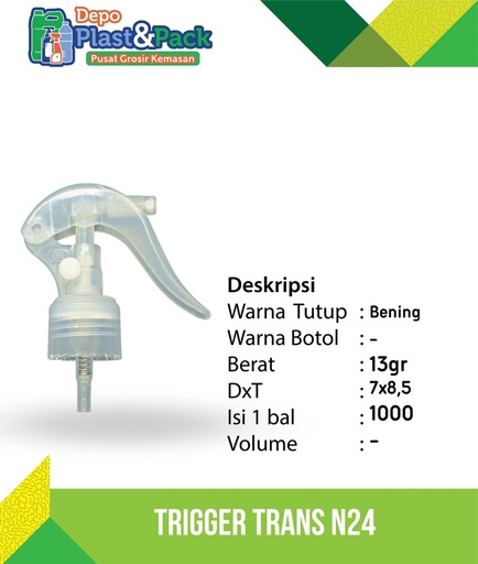 [BTLPLST0136] Trigger Bebek Trans N/24